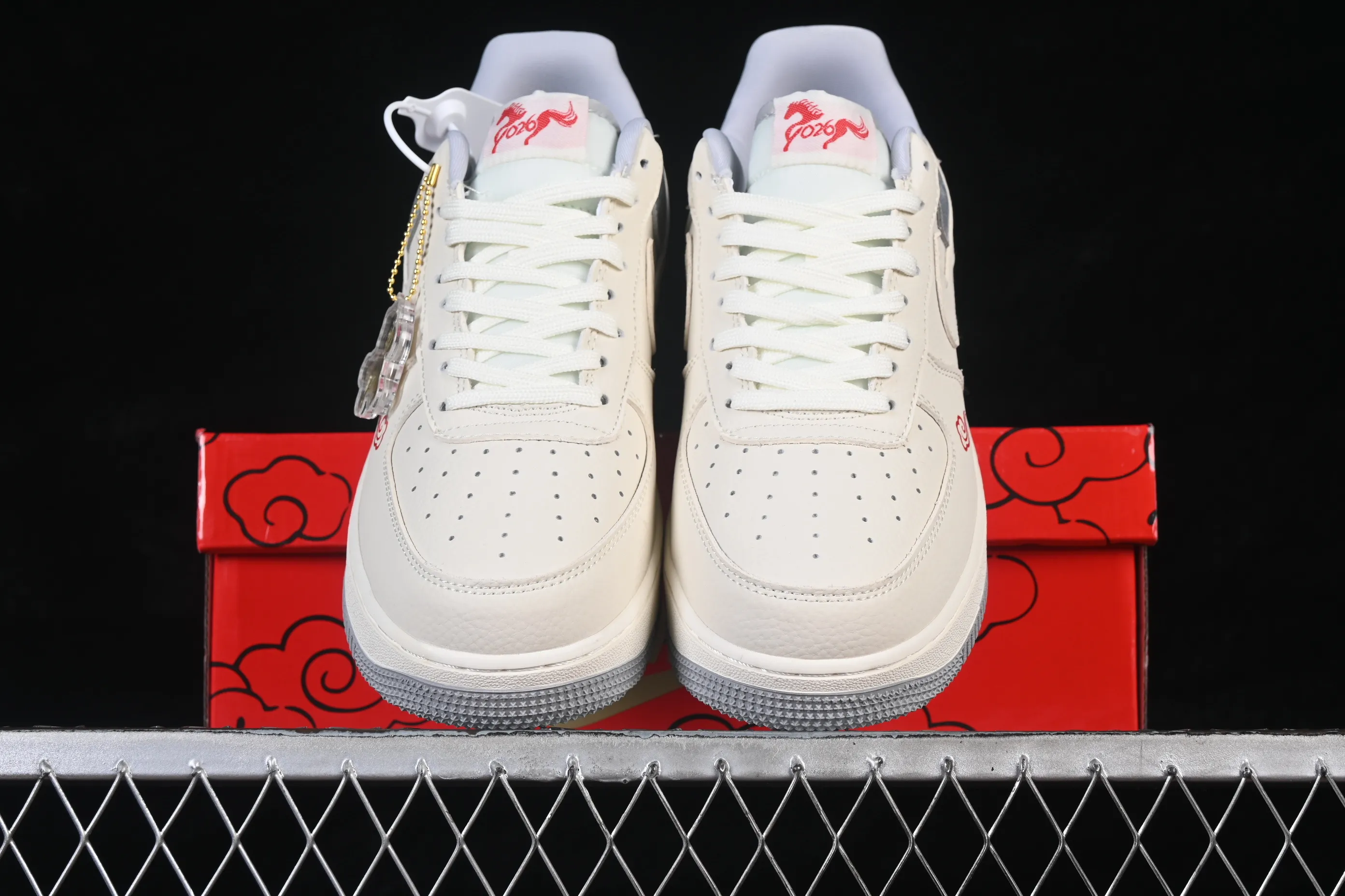 All Categories Nk Air Force 1 Air Force Series Nk Air Force 1 Low Air Force Low Nike Air Force 1'07 Low Year of the Horse Limited Beige Silver Gray Air Force One Low Casual Shoes DF0188-141